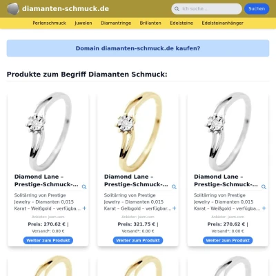 Screenshot diamanten-schmuck.de