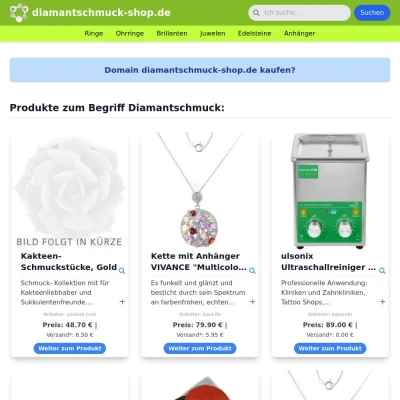 Screenshot diamantschmuck-shop.de