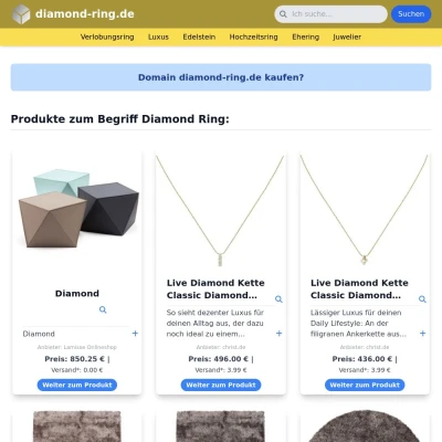 Screenshot diamond-ring.de