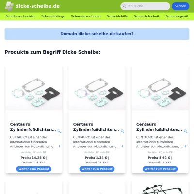 Screenshot dicke-scheibe.de
