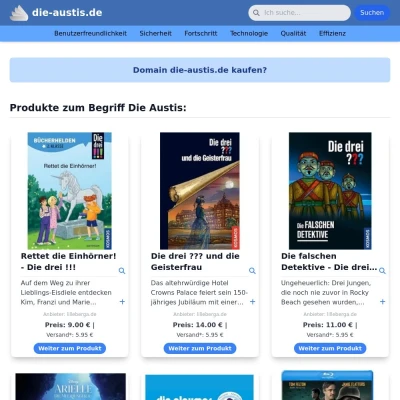 Screenshot die-austis.de