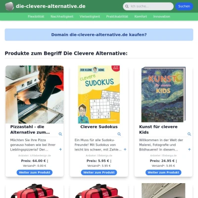 Screenshot die-clevere-alternative.de