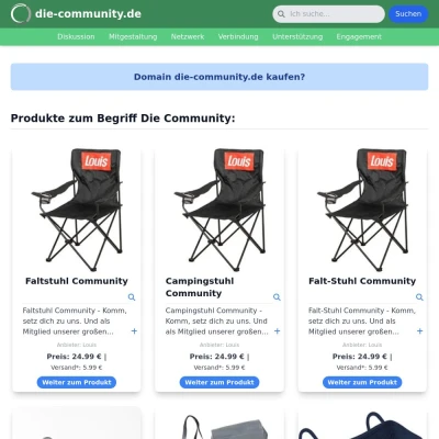 Screenshot die-community.de