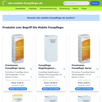 Screenshot die-mobile-fusspflege.de