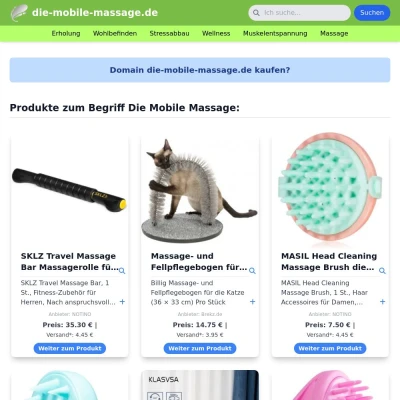 Screenshot die-mobile-massage.de