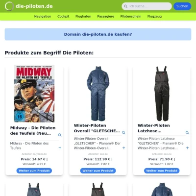 Screenshot die-piloten.de