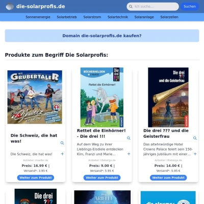 Screenshot die-solarprofis.de