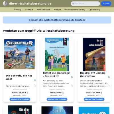 Screenshot die-wirtschaftsberatung.de