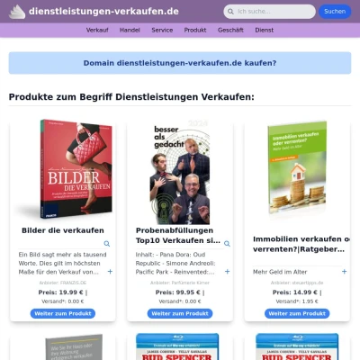 Screenshot dienstleistungen-verkaufen.de
