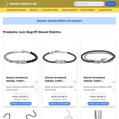 Screenshot diesel-elektro.de
