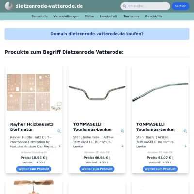 Screenshot dietzenrode-vatterode.de