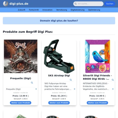 Screenshot digi-plus.de