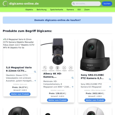 Screenshot digicams-online.de