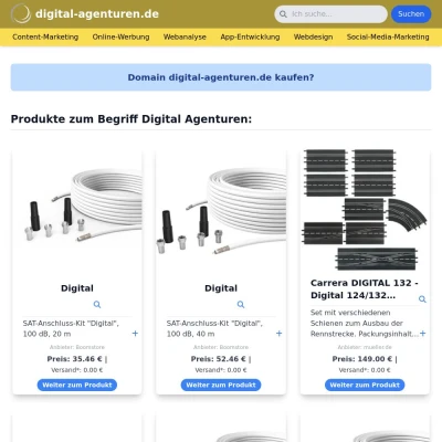 Screenshot digital-agenturen.de