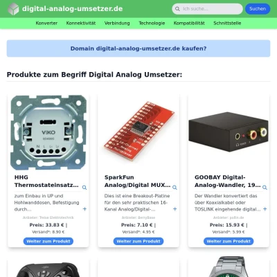 Screenshot digital-analog-umsetzer.de