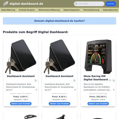 Screenshot digital-dashboard.de