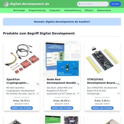 Screenshot digital-development.de