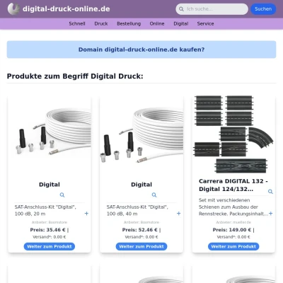 Screenshot digital-druck-online.de