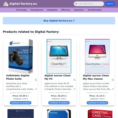 Screenshot digital-factory.eu