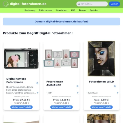 Screenshot digital-fotorahmen.de