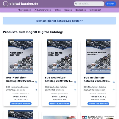 Screenshot digital-katalog.de