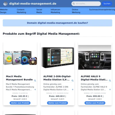 Screenshot digital-media-management.de