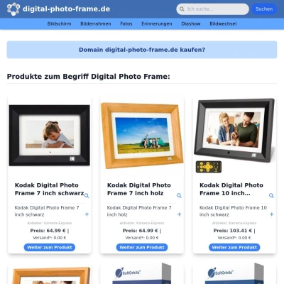 Screenshot digital-photo-frame.de
