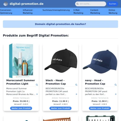 Screenshot digital-promotion.de