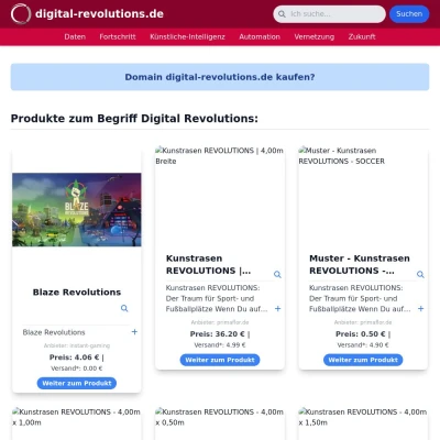Screenshot digital-revolutions.de