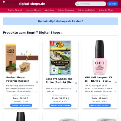 Screenshot digital-shops.de