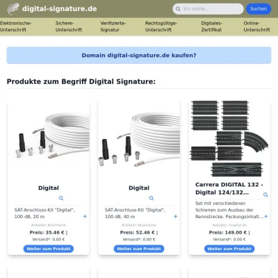 Screenshot digital-signature.de