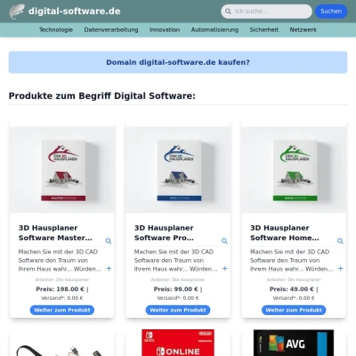 Screenshot digital-software.de