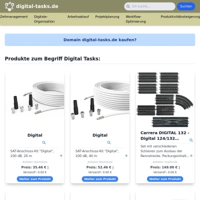 Screenshot digital-tasks.de