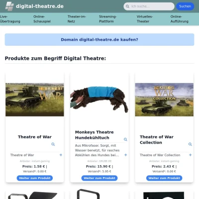 Screenshot digital-theatre.de