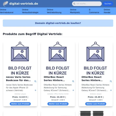 Screenshot digital-vertrieb.de