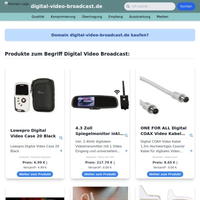 Screenshot digital-video-broadcast.de