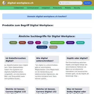 Screenshot digital-workplace.ch