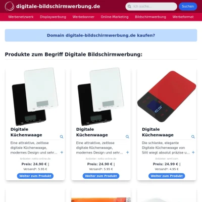 Screenshot digitale-bildschirmwerbung.de