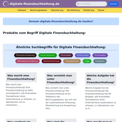 Screenshot digitale-finanzbuchhaltung.de