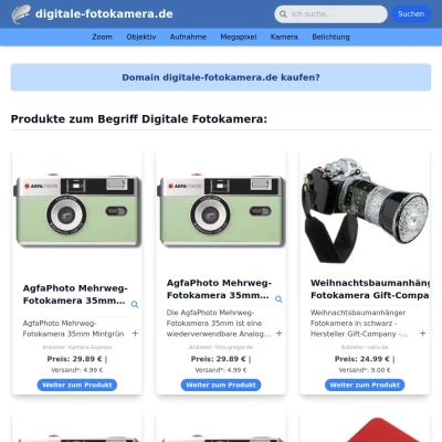 Screenshot digitale-fotokamera.de