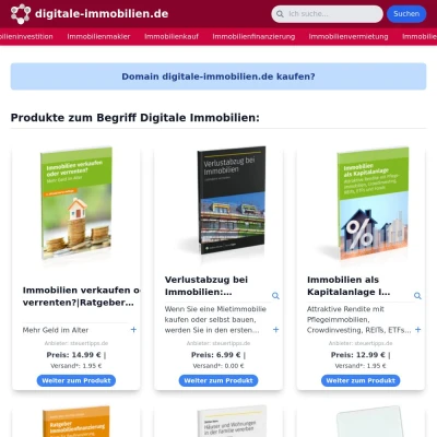 Screenshot digitale-immobilien.de