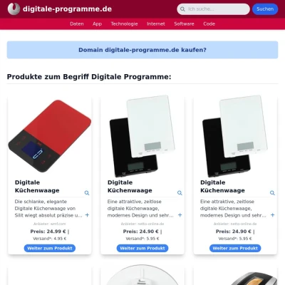 Screenshot digitale-programme.de