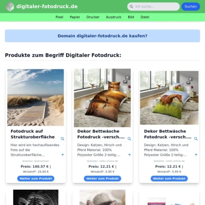 Screenshot digitaler-fotodruck.de