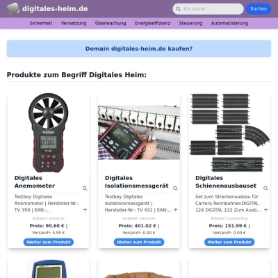Screenshot digitales-heim.de