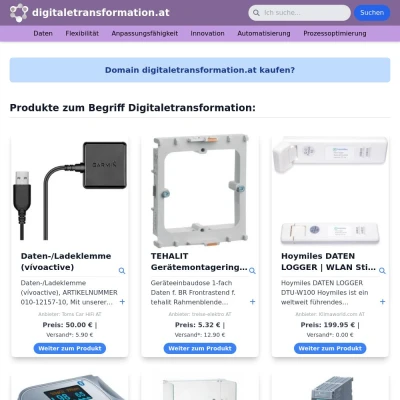 Screenshot digitaletransformation.at