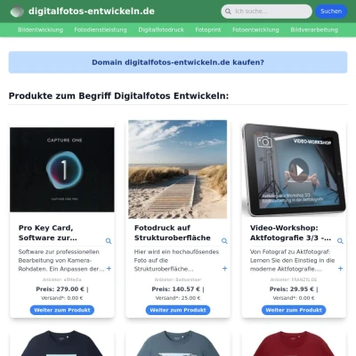 Screenshot digitalfotos-entwickeln.de