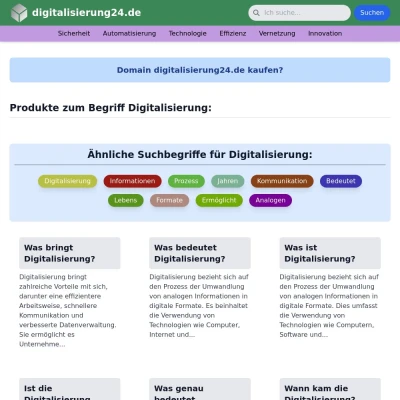 Screenshot digitalisierung24.de