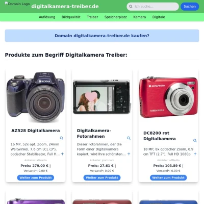 Screenshot digitalkamera-treiber.de