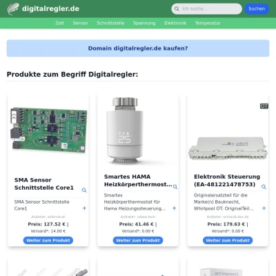 Screenshot digitalregler.de