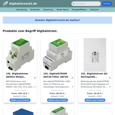 Screenshot digitalstrom24.de